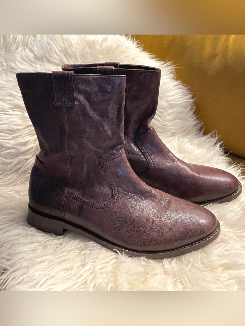 Johnston & Murphy Brown Leather Ankle Boots Size 8